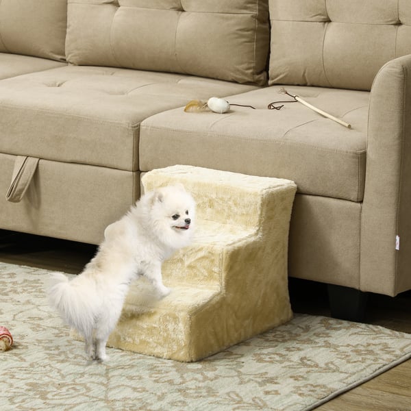 Lemmikkien portaat, 46x35x35 cm, beige