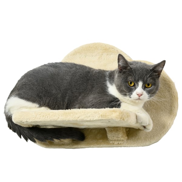 Klatrevæg til katte, 44x22x28 cm, Beige