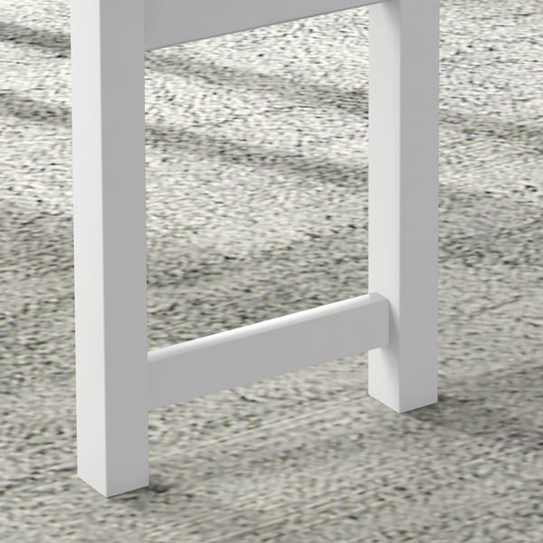 Spisebordssæt, 4-delt bord med 2 polstrede stole og bænk, 108x65x75 cm, grå, hvid