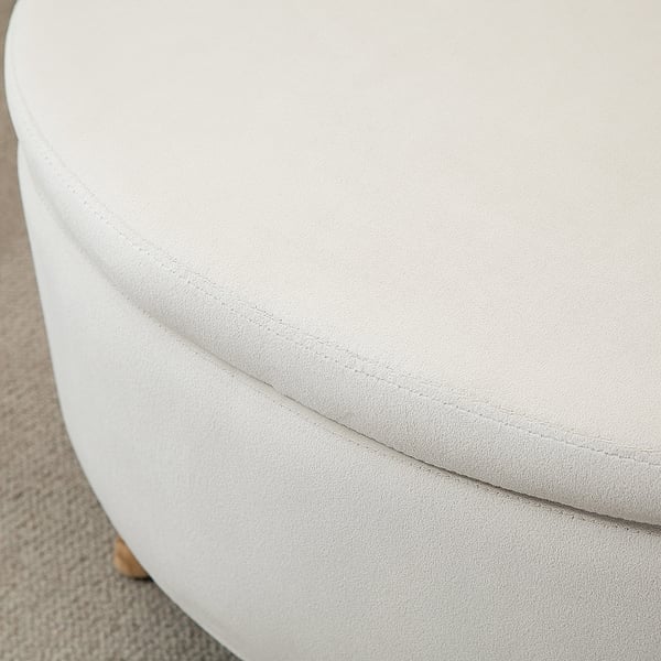 Opbevaringsbænk, 71x51,5x42 cm, Beige