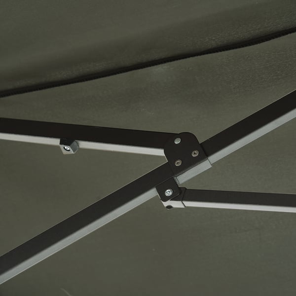 Patio Paraply, 460x270x240 cm, Grå