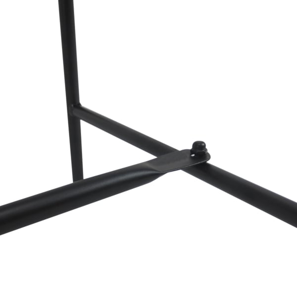 Trädgårdsbänk, 107x55,5x90,5 cm, Svart