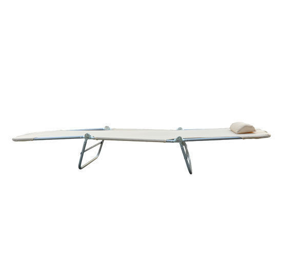 Aurinkotuoli, 182x56x24,5 cm, kerma