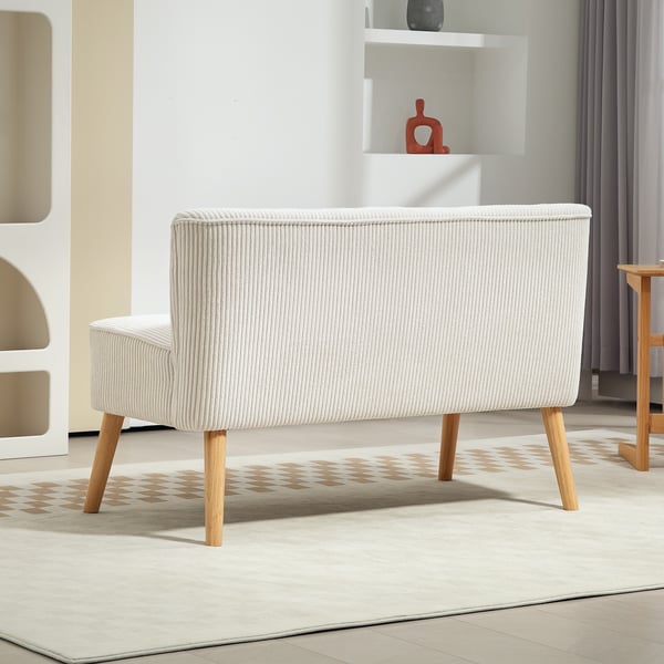 Soffa, 117x56,5x77 cm, Krämfärgad