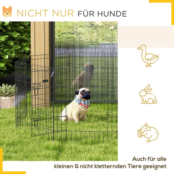 Hundlekbur, 76x61 cm, Svart