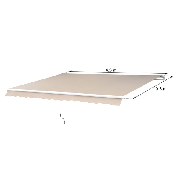 Markis, 450x300 cm, Beige