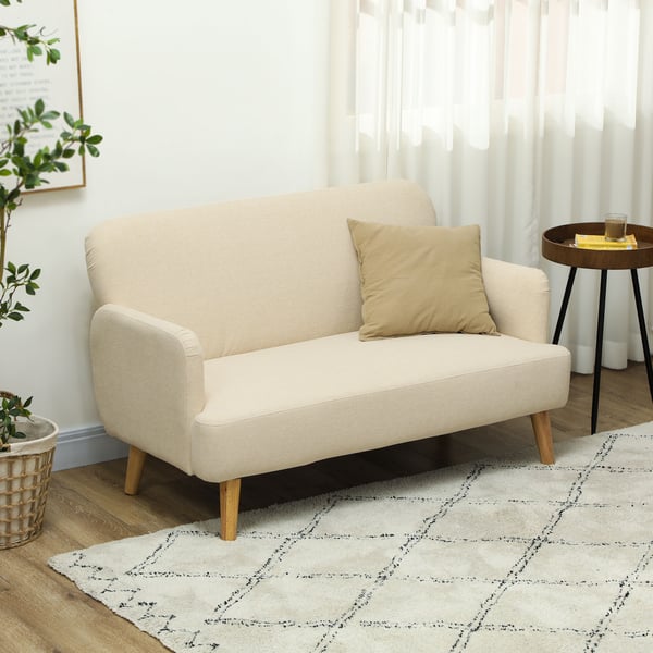 Soffa, 130x74x79 cm, Creme