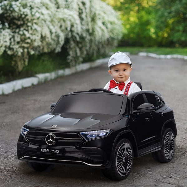Elbil, Mercedes-Benz EQA Licenseret, 111,5x69x52,5 cm, Sort