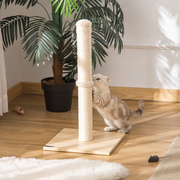 Kradsetræ til kat, 34x34x60 cm, Beige