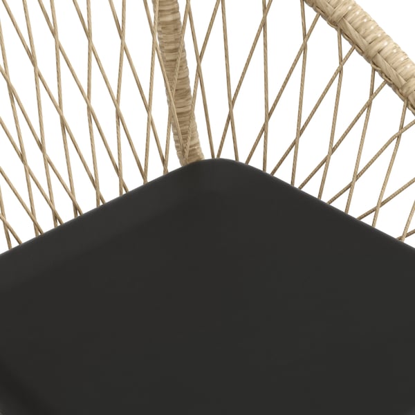 Rattan Havemøbelsæt, 70x63x73 cm, Gul