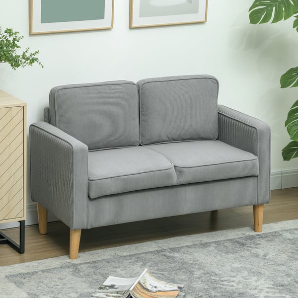 Sofa, 117x63x79 cm, Lysegrå
