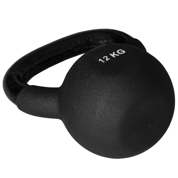 Kettlebell, 20x13x23 cm, Sort