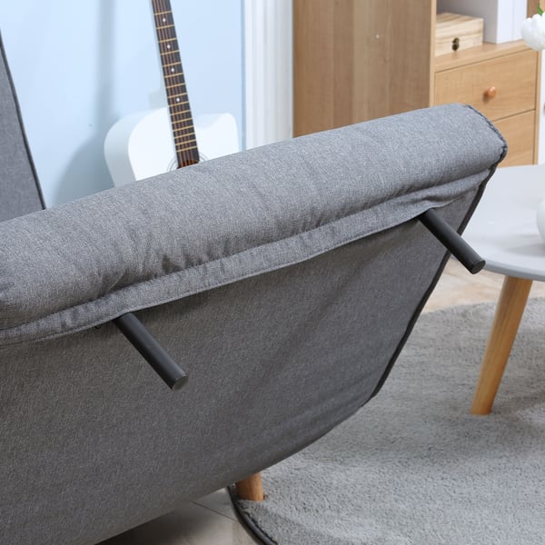 Bäddsoffa, 95x95x80 cm, Grå