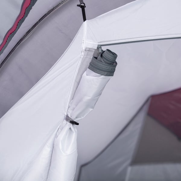 Campingtält, 426x206x154 cm, Grå