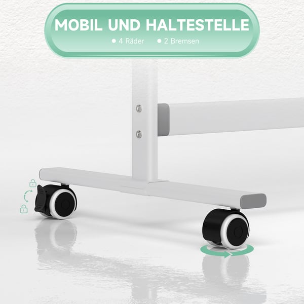 Magnetisk whiteboard, 120x90 cm, hvid