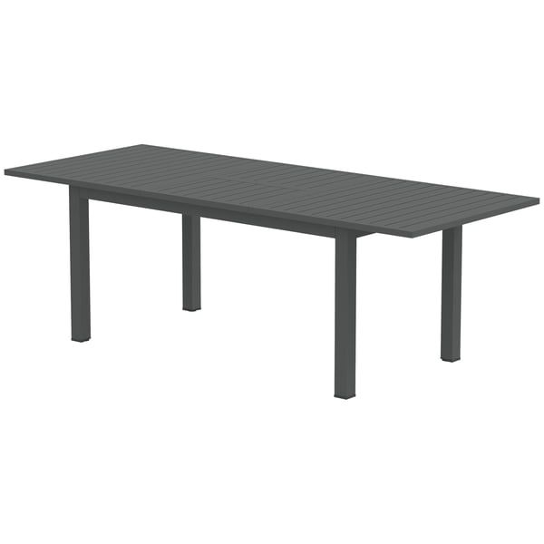 Havemøbelsbord, 160/220x90x73 cm, Grå