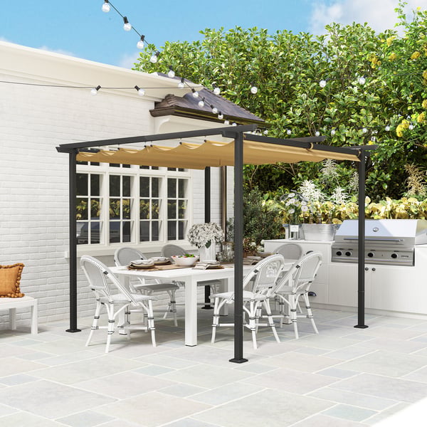 Pergola, 300x300x227 cm, Beige