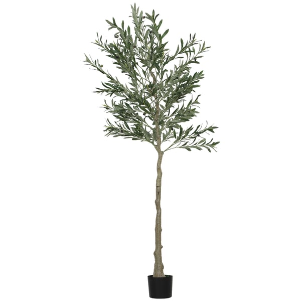 Kunstig oliventræ, 180 cm, grøn