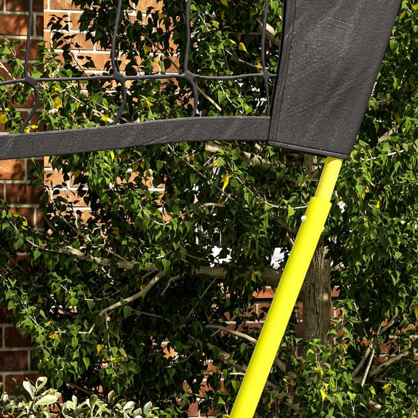 Badminton Sæt, 400x22.4x155 cm, Sort Blå Grøn
