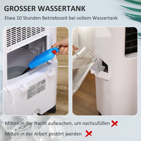 Mobil Aircondition, 32x37x74 cm, Hvid
