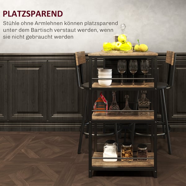 Barbord sæt, 90x50x90,5 cm, eg