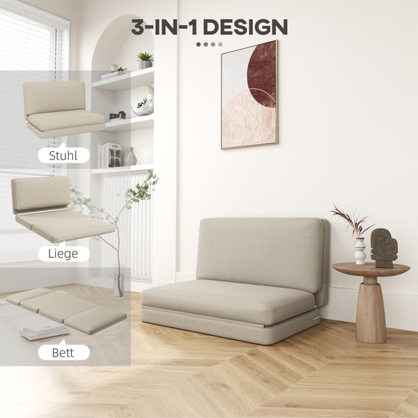 Lattiasohva, 120x80x75 cm, Beige