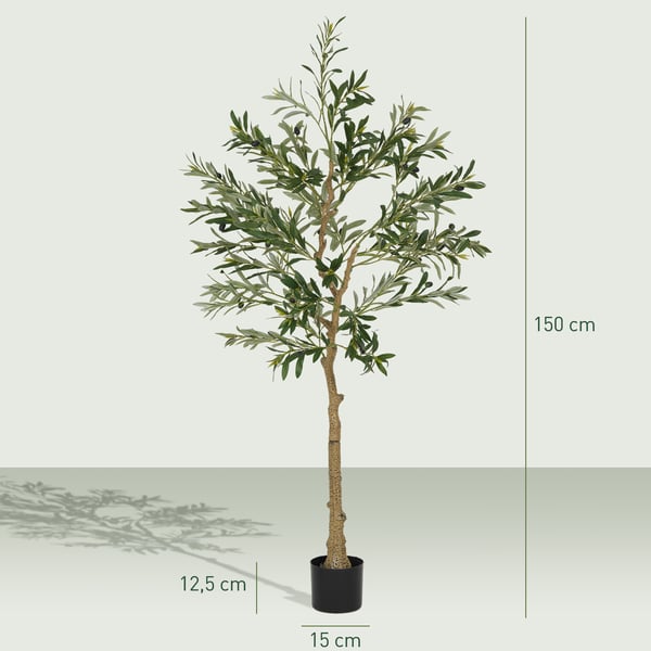 Tekokasvi, Oliivipuu, 150 cm, Vihreä