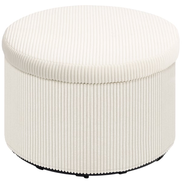 Förvaringspuff, 60x60x41 cm, Beige