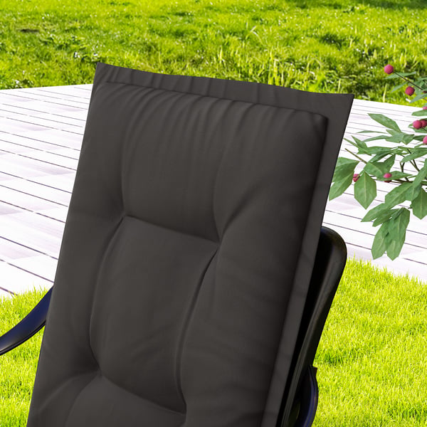 Sittdyna Set, 108x50x5 cm, Mörkgrå