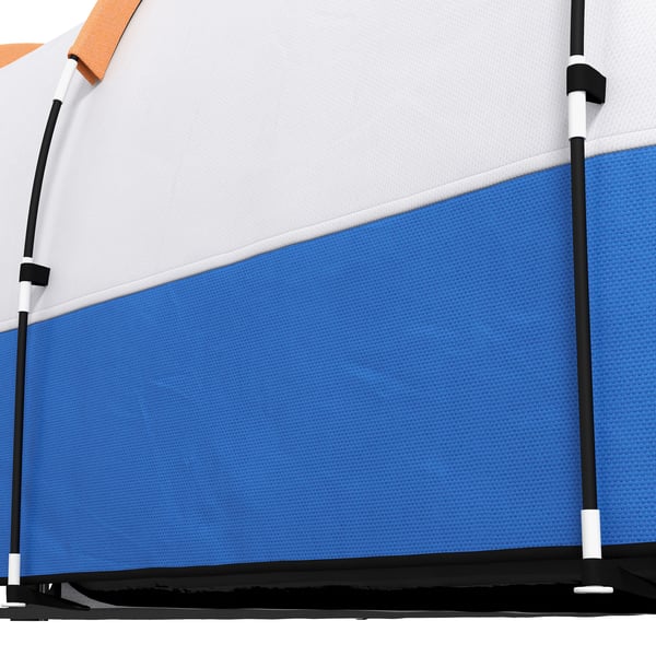 Campingtelt, 420x200x150 cm, Orange