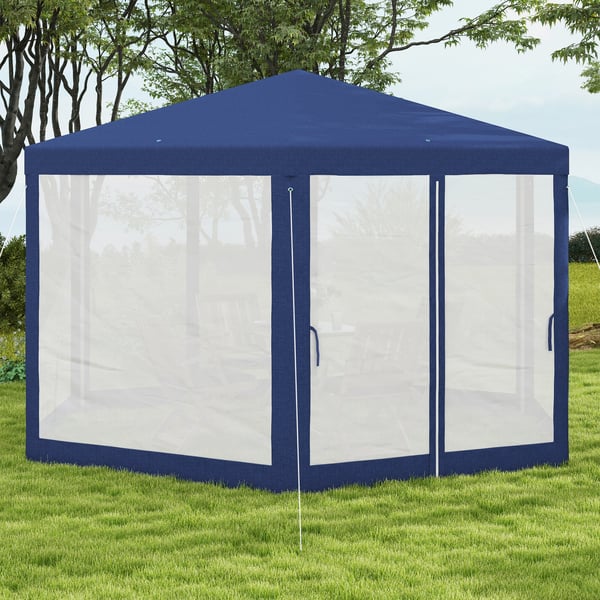 Paviljong, 394x341x250 cm, Blå
