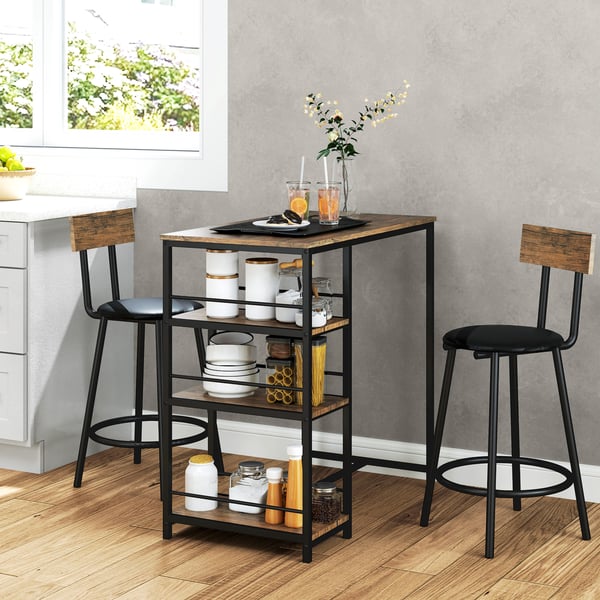 Barbord sæt, 90x50x90,5 cm, eg