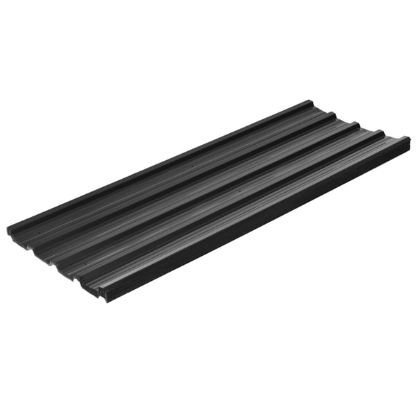 Trapetsimuotoiset metallilevypaneelit, 129x45 cm, Tummanharmaa Trapetsimuotoiset metallilevypaneelit, 129x45 cm, Tummanharmaa