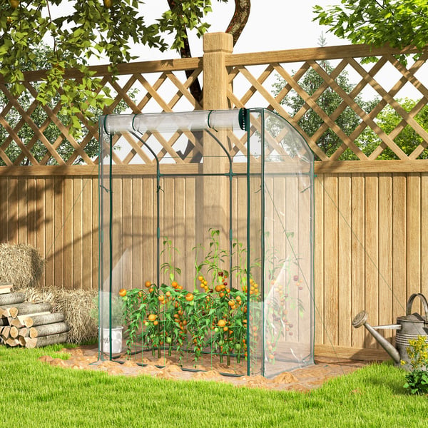 Drivhus, 128x70x170 cm, Transparent