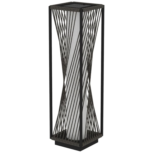 Solgulvlampe, 22x22x77 cm, Grå