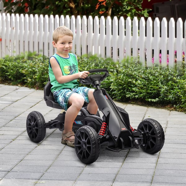 Pedal Go-Kart, 100x58x58,5 cm, Sort