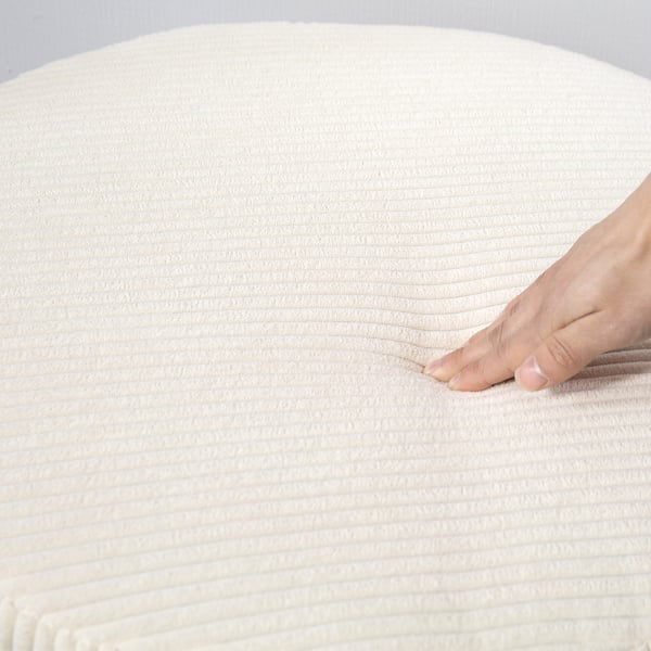 Förvaringspuff, 60x60x41 cm, Beige