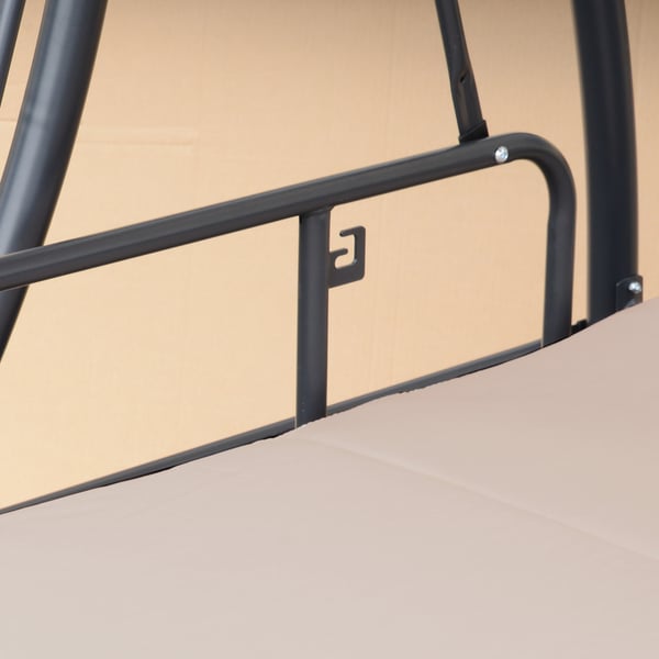 Havesvingeseng, 200x125x170 cm, Beige