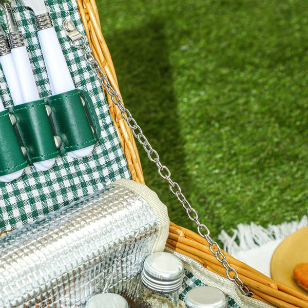 Picnic Kurv, 40x30x20 cm, Brun