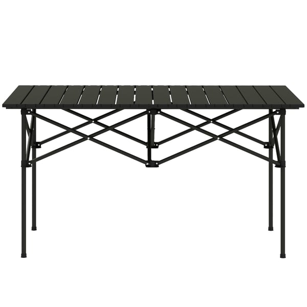 Campingbord, 95x55x50 cm, Sort