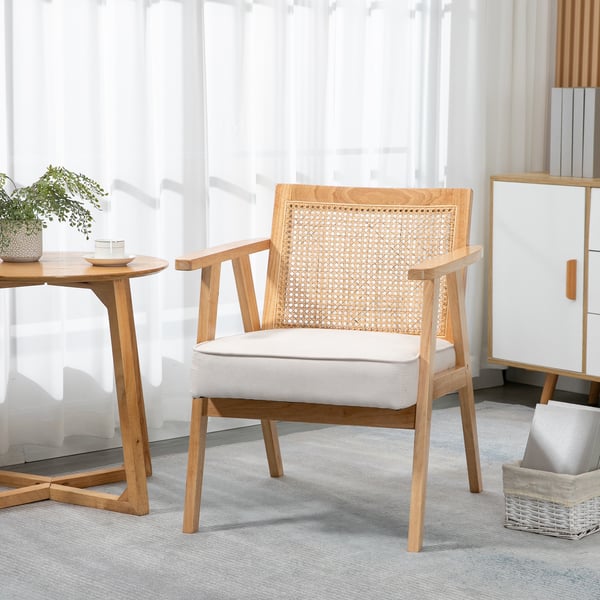 Lænestol, 63x69x78 cm, Creme