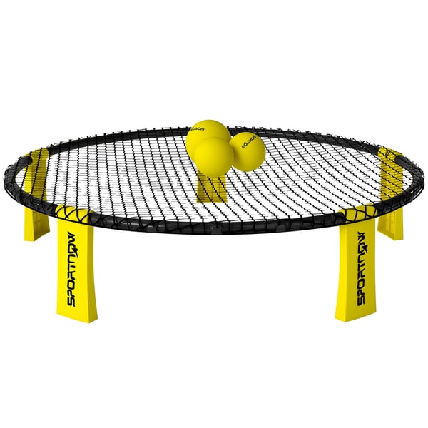 Roundnet-setti, 92x20 cm, Keltainen Roundnet-setti, 92x20 cm, Keltainen