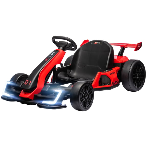 Elektrisk Go-Kart, 120x76x53,5 cm, Röd och Svart