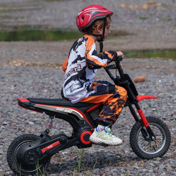 Elektrisk Motorcykel, 119x64x76,5 cm, Rød, Metal