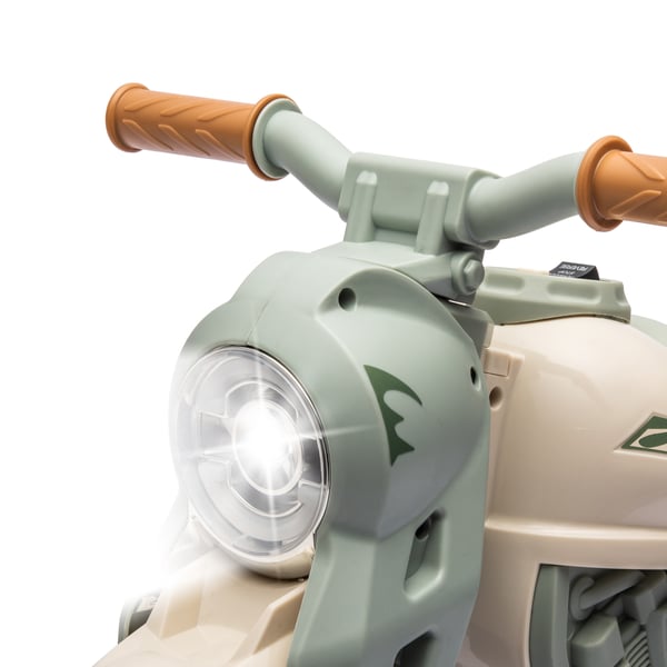 El-motorcykel, 80x36x43,5 cm, Cremehvid