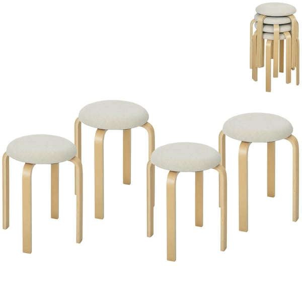 Spisestol, 40x45 cm, Creme