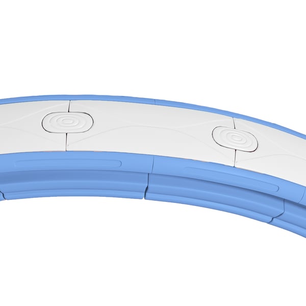 Smart Hula Hoop, 139x4,5 cm, Blå