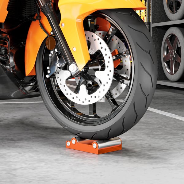 Motorcykelrengøringsstativ, 15x11,5x4 cm, Orange