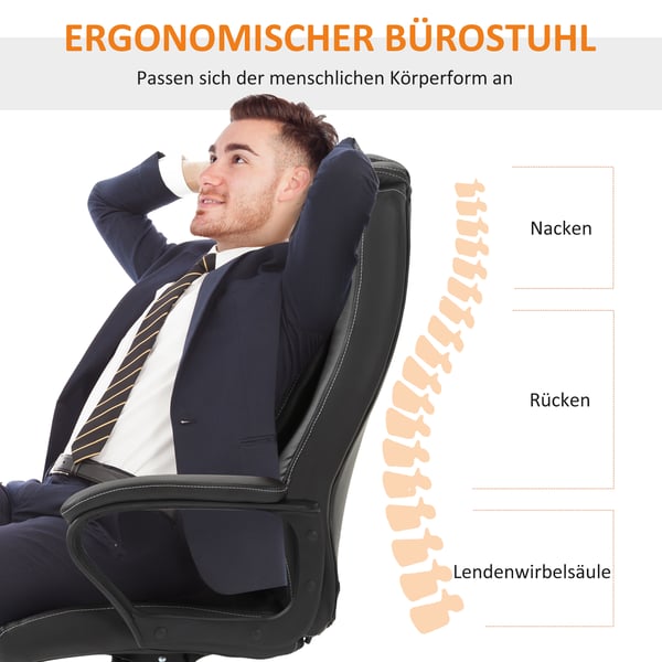 Kontorstol med massagefunktion, 64x74x112-120 cm, brun
