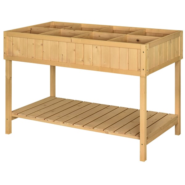 Kasvipöytä, 110x46x76 cm, luonnonpuu